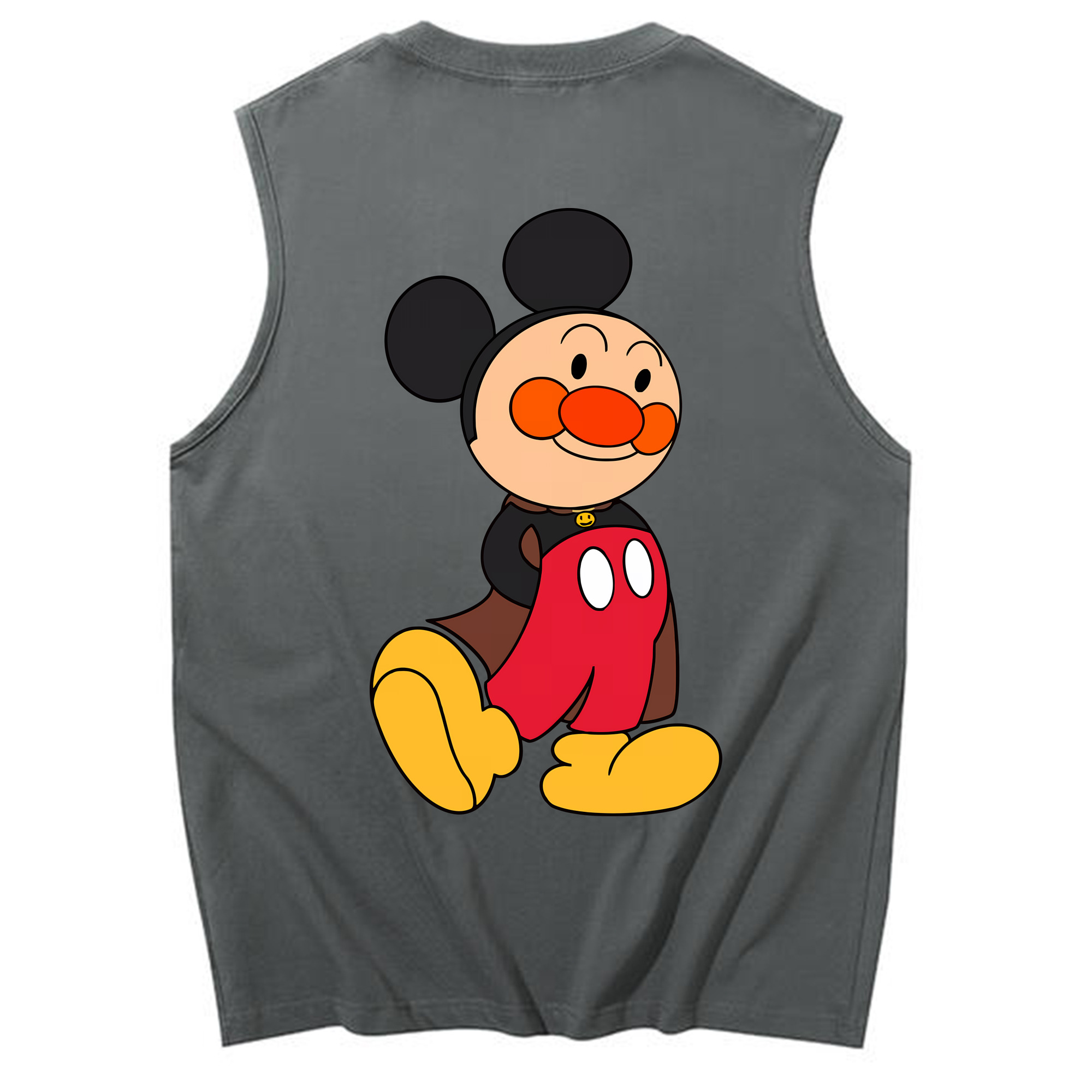 （画像用） アンパンマン Anpanman コットン100％タンクトップ（背面プリント）